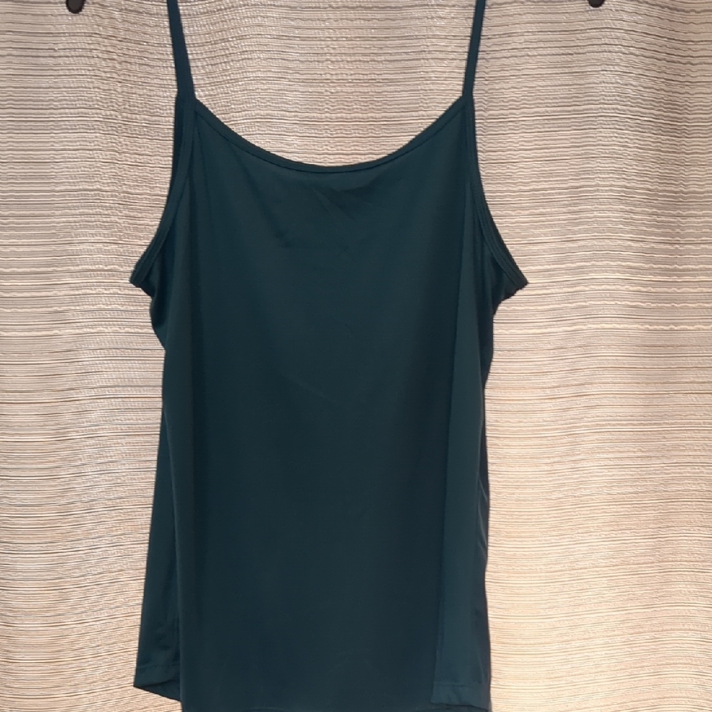 Source Unknown Dark Teal Camisole with Spaghetti Straps
